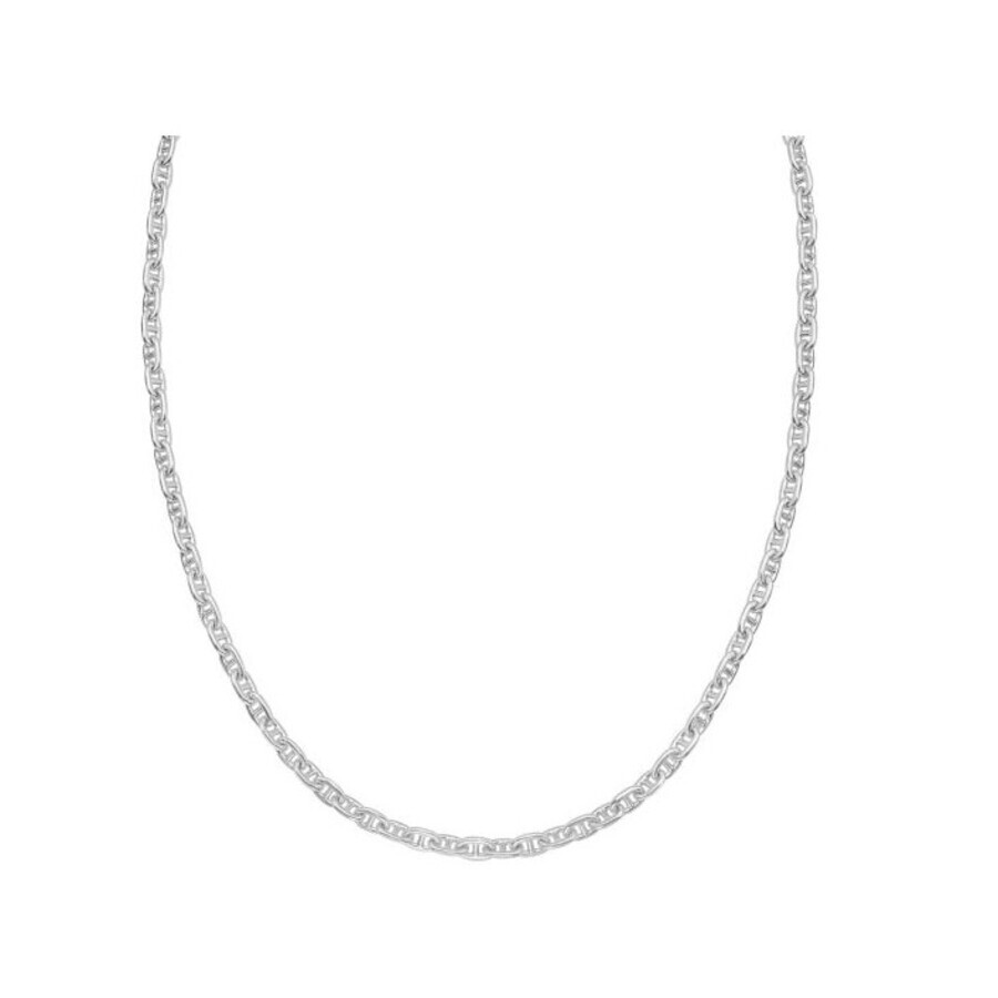 Tresorra Sterling Silver Anchor Chain Necklace