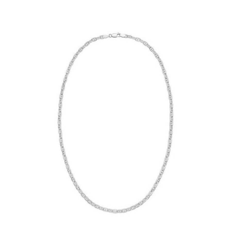 Tresorra Sterling Silver Anchor Chain Necklace