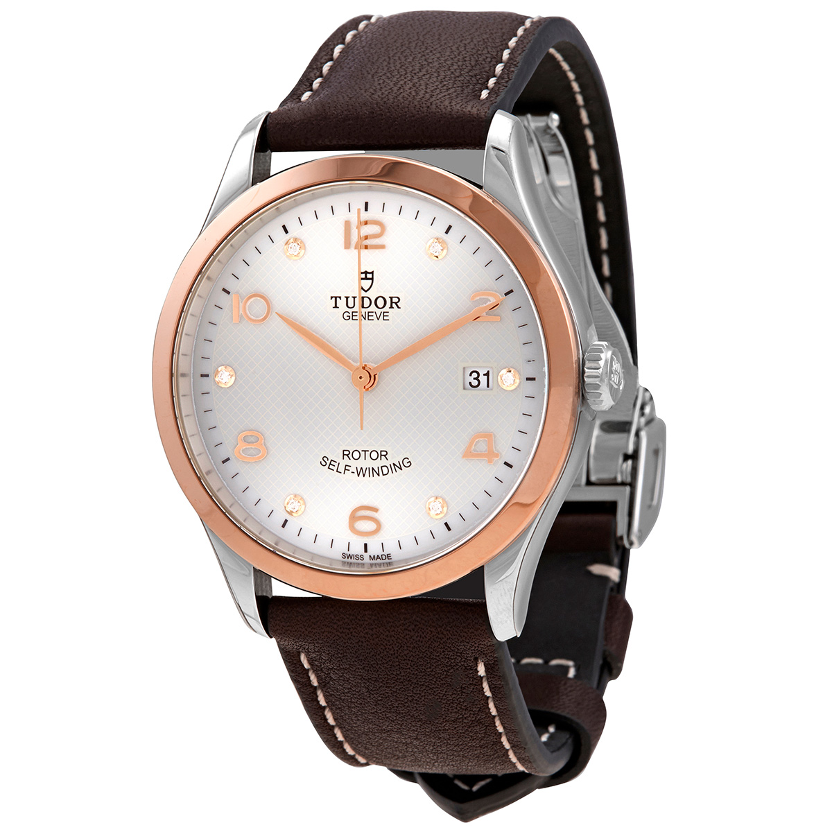 Tudor 1926 Automatic Diamond White Dial Men's Watch M91551-0012