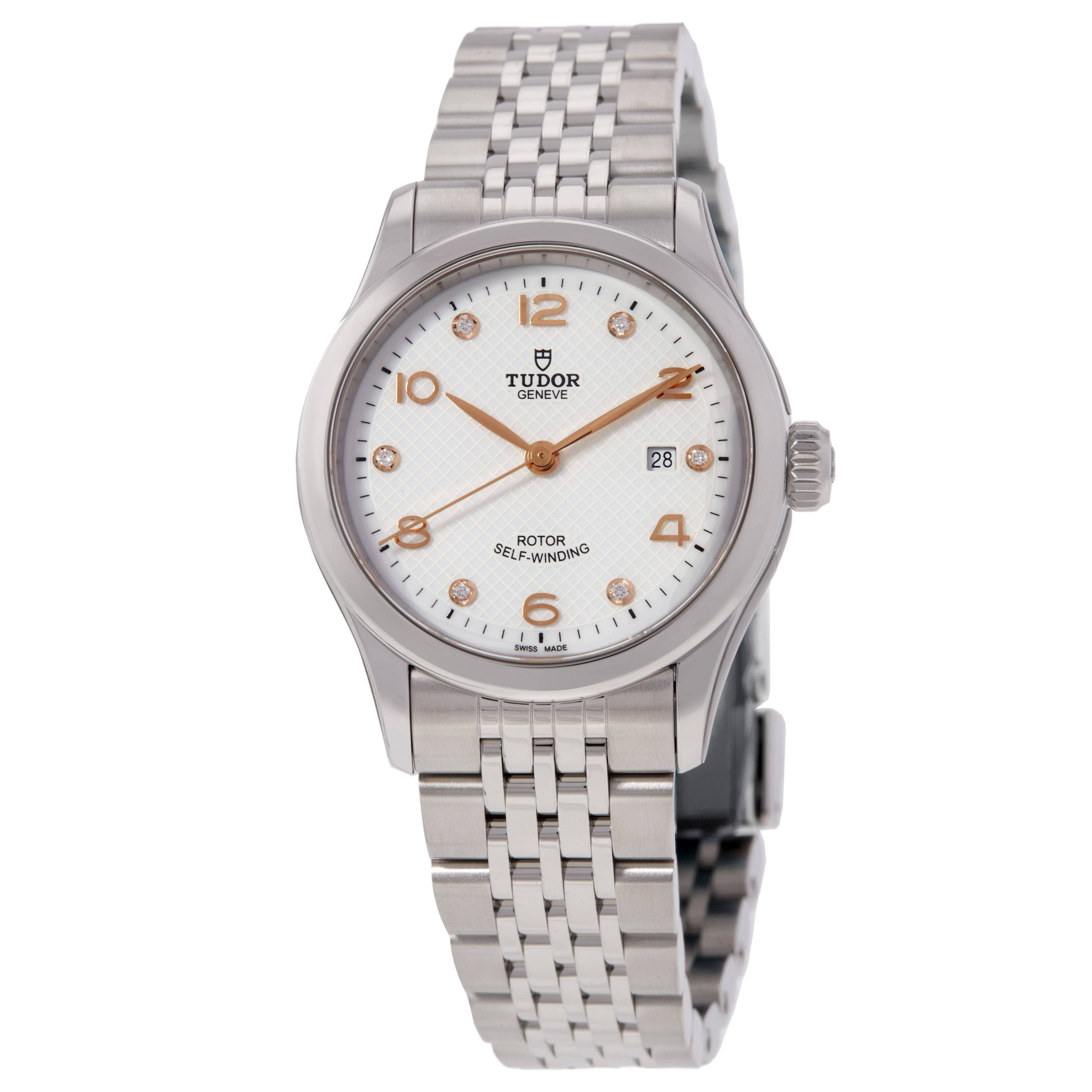 Tudor 1926 Automatic White Dial Ladies Watch 91350-0013