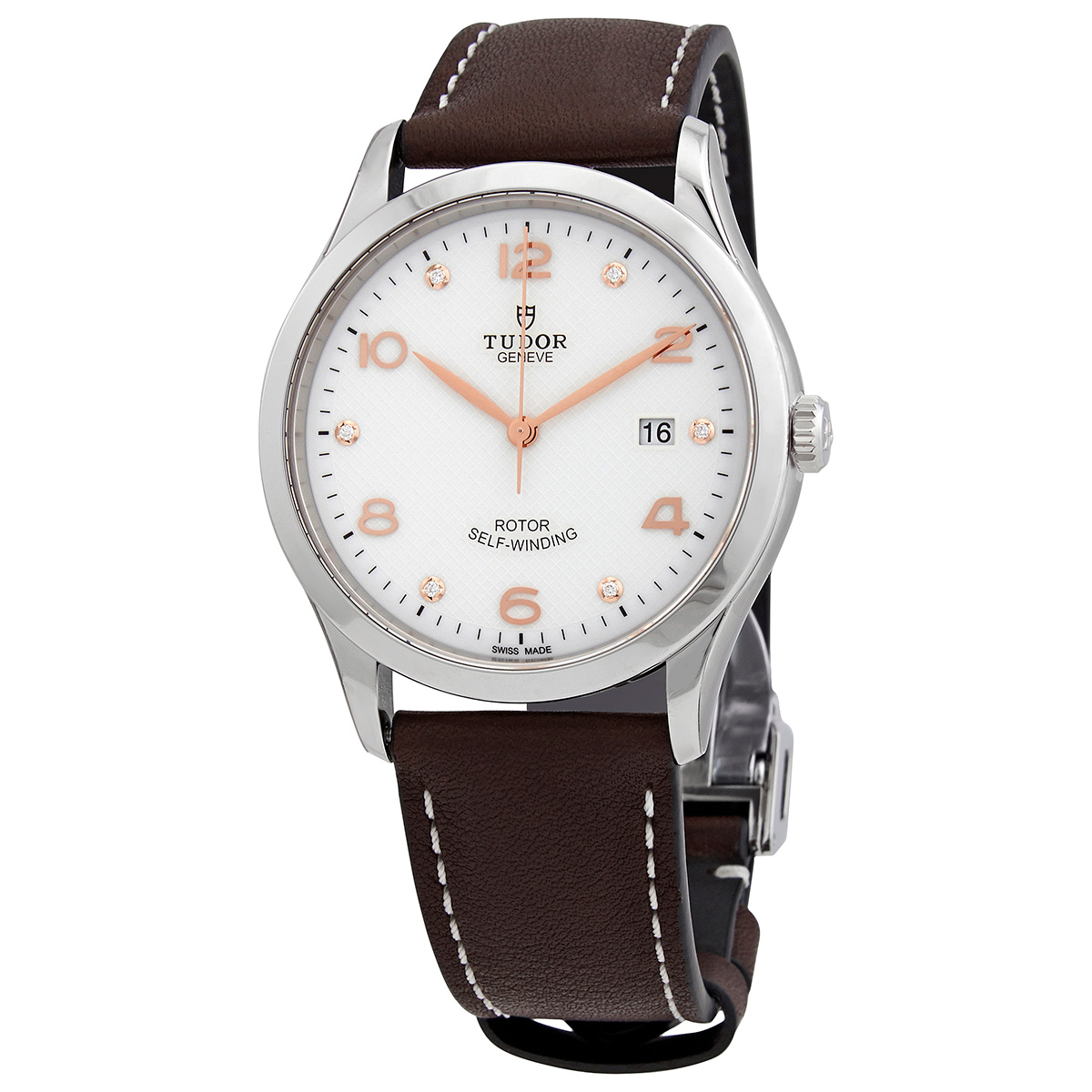 Tudor 1926 Automatic White Diamond -set Dial Men's Watch 91650-0014