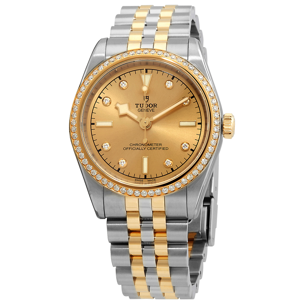 Tudor Black Bay 31 S&G Automatic Diamond Champagne Dial Men's Watch M79613-0007