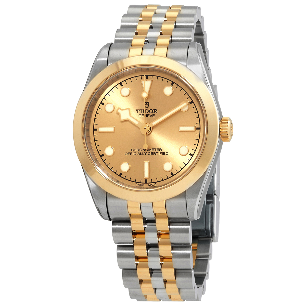 Tudor Black Bay 31mm S&G Champagne Dial Ladies Watch M79603-0005