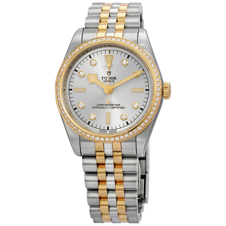 Tudor Black Bay 36 Automatic Chronometer Diamond Silver Dial  