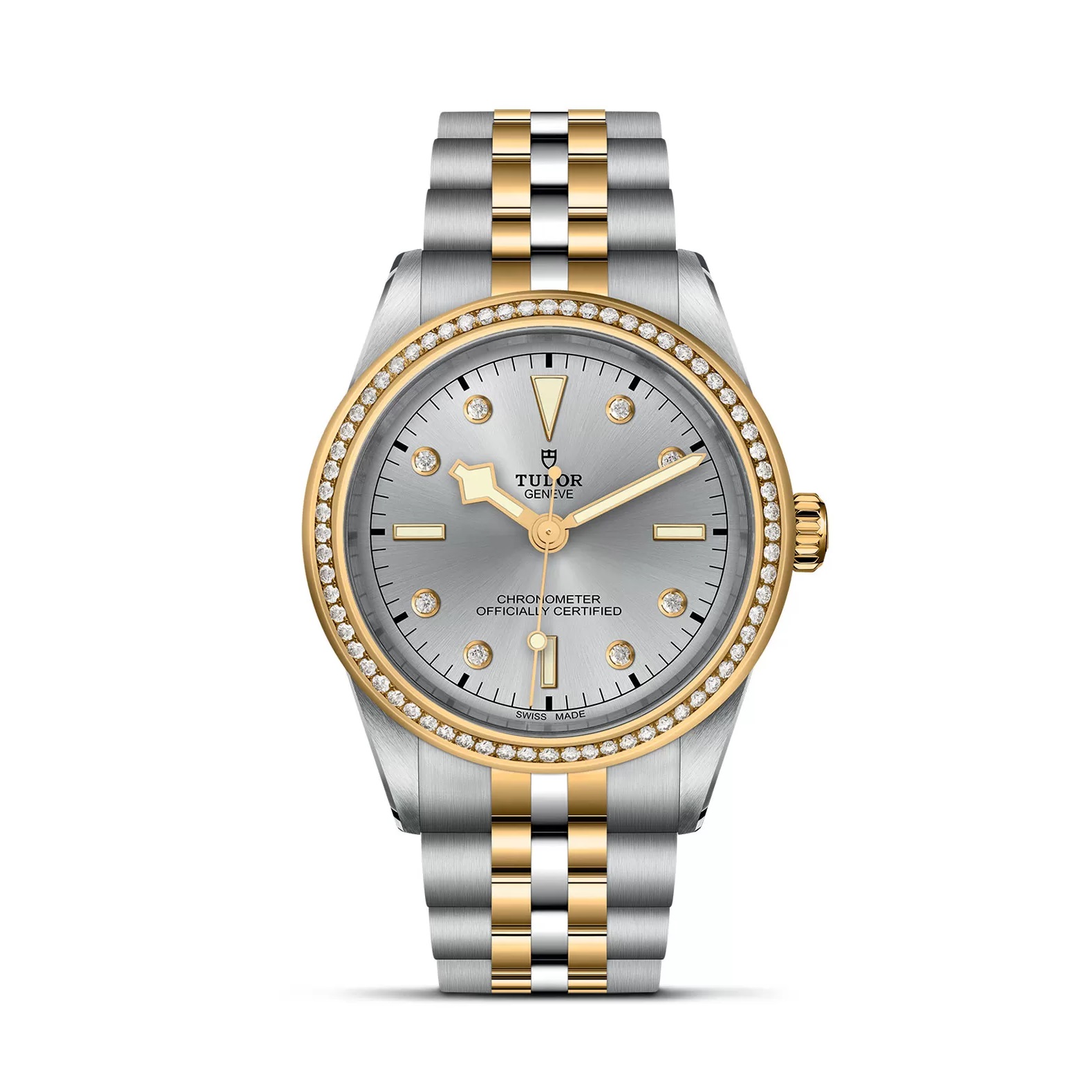 Tudor Black Bay 39 S&G Automatic Diamond Silver Dial Unisex Watch M79673-0006