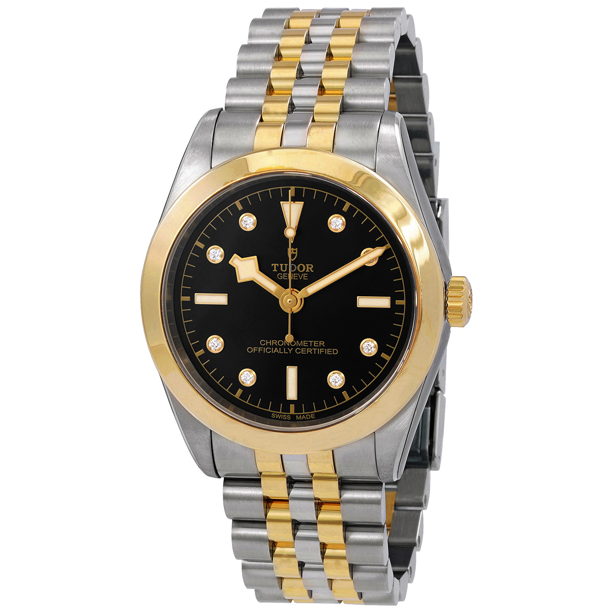 Tudor Black Bay Automatic Chronometer Diamond Black Dial Men's Watch M79663-0006