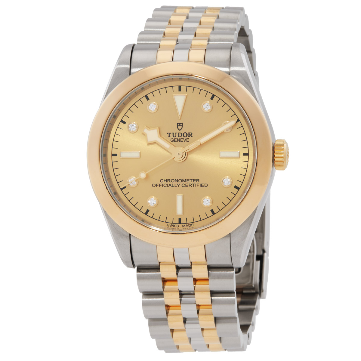 Tudor Black Bay Automatic Chronometer Diamond Champagne Dial Men's Watch M79663-0008