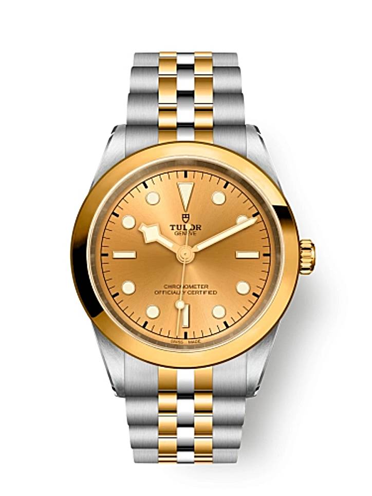 Black Bay Automatic Diamond Champagne Dial Men's Watch 79683-0005