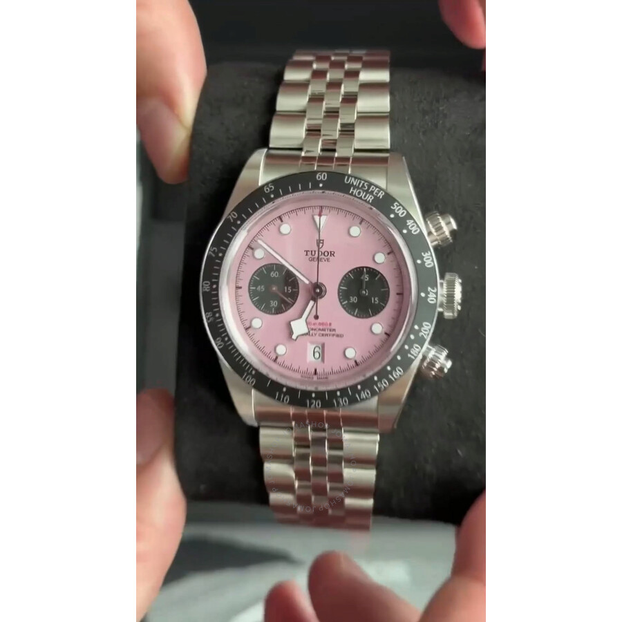 Tudor Black Bay Chronograph Automatic Chronometer Pink Dial Men 