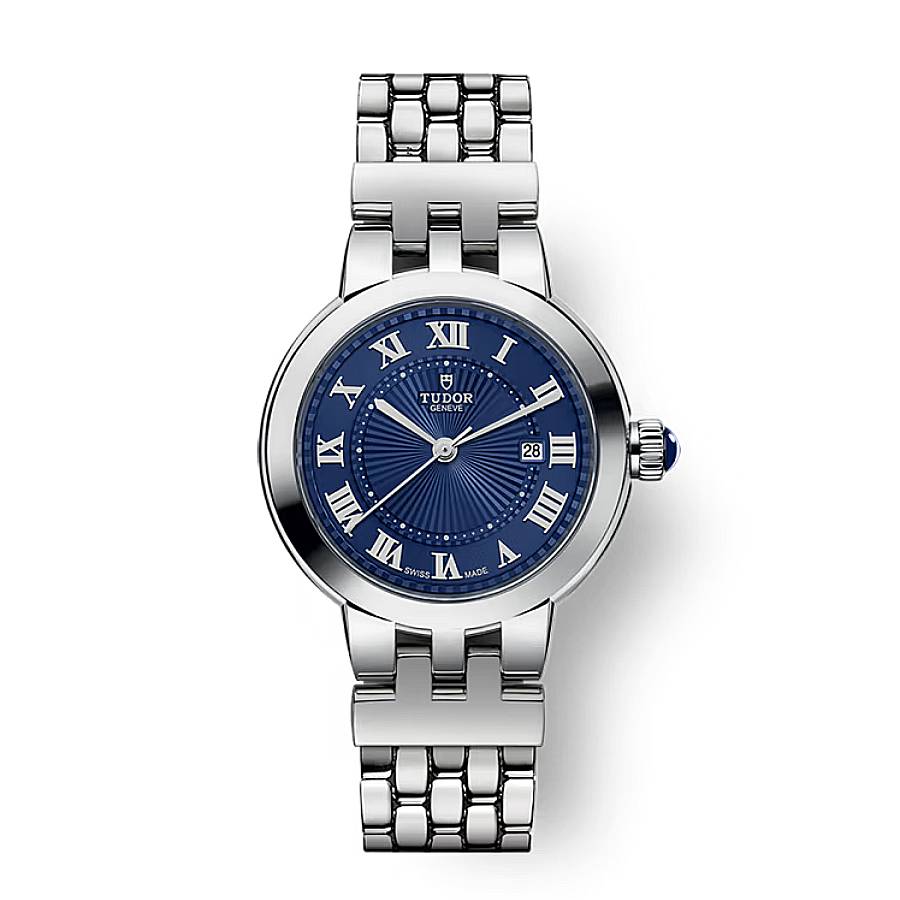 Tudor Clair de Rose Automatic Blue Dial Ladies Watch M35500-0009