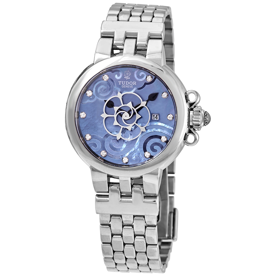Tudor Clair de Rose Automatic Diamond Ladies Watch M35400-0005