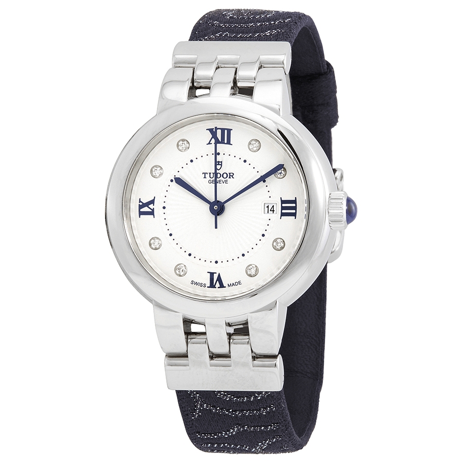 Tudor Clair de Rose Automatic Opaline Diamond Dial Ladies Watch M35500-0005