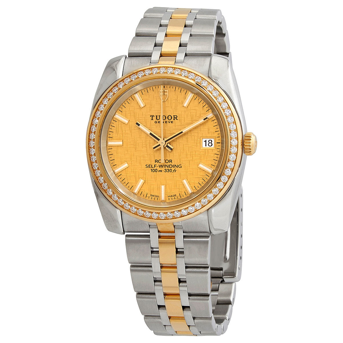Tudor Classic Automatic Diamond Champagne Dial Men's Watch M21023-0009