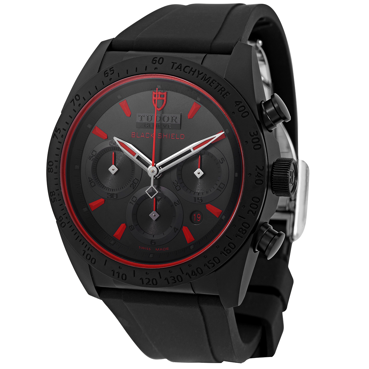 Tudor Fastrider Black Shield Automatic Black Dial Men's Watch M42000CR-0001