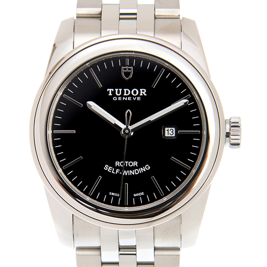 Tudor Glamour Black Dial Ladies Watch 53000-0002