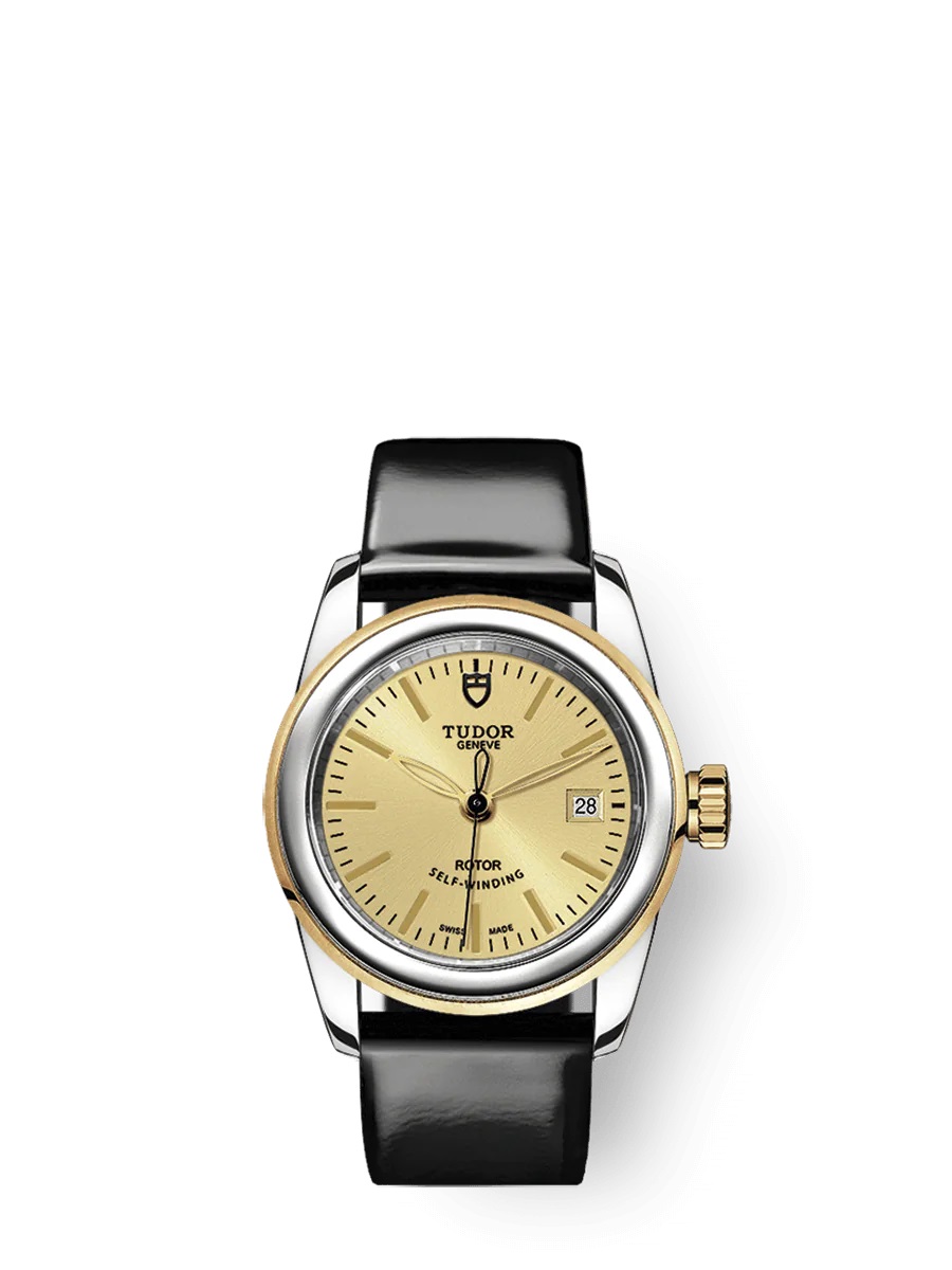 Tudor Glamour Date Automatic Champagne Dial Ladies Watch 51003-0020