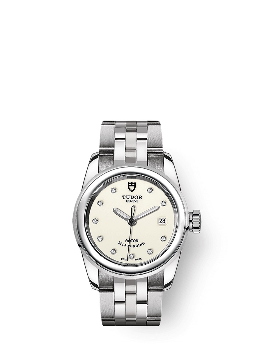 Tudor Glamour Date Automatic Diamond Ladies Watch 51000-0028