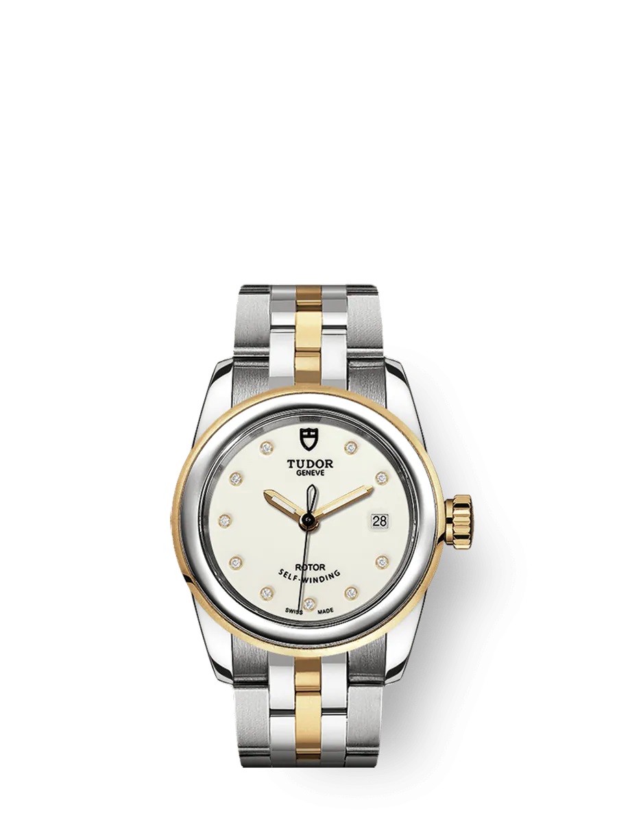 Tudor Glamour Date Automatic Diamond Ladies Watch 51003-0026