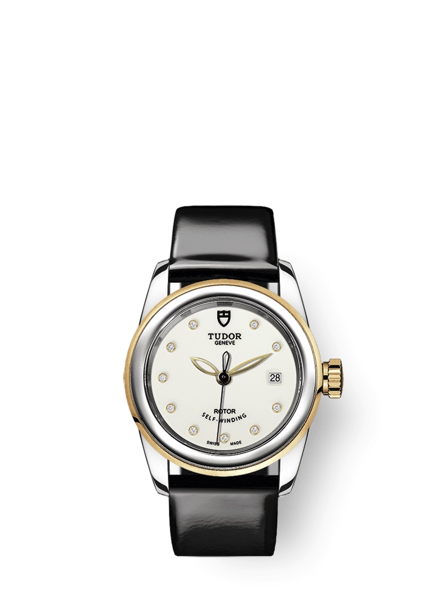 Tudor Glamour Date Automatic Diamond Ladies Watch 51003-0028