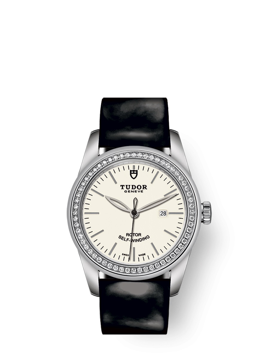 Tudor Glamour Date Automatic Diamond Ladies Watch 53020-0079