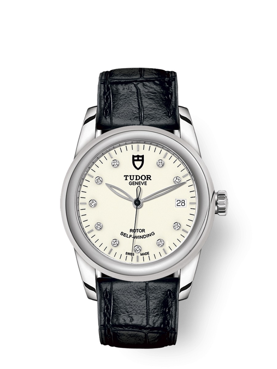 Tudor Glamour Date Automatic Diamond Watch 55000-0116