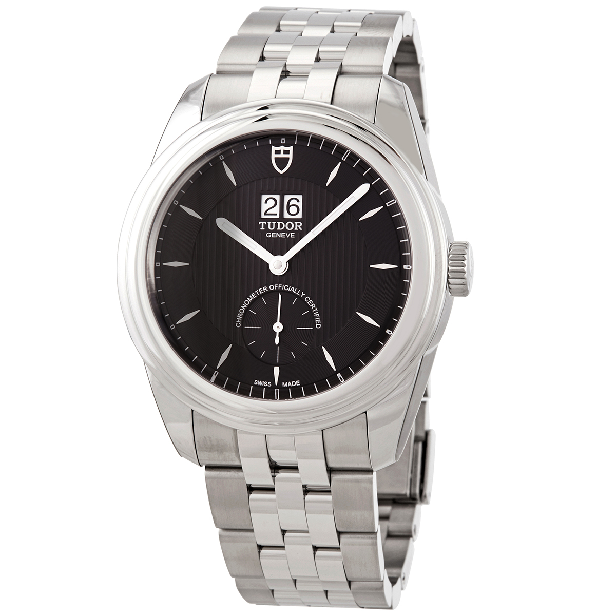 Tudor Glamour Double Date Automatic Black Dial Men's 42 mm Watch M57100-0003