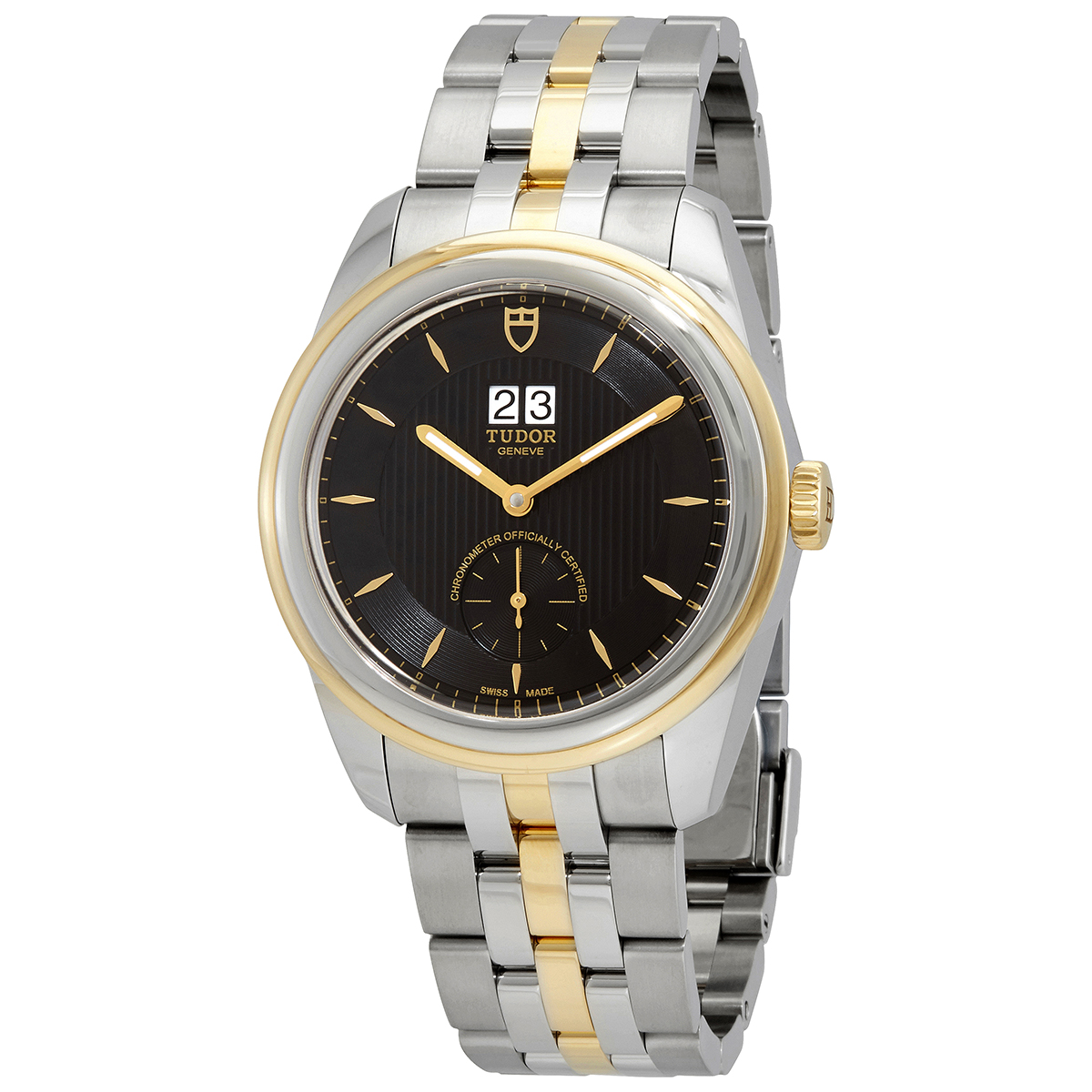 Tudor Glamour Double Date Automatic Black Dial Men's 42 mm Watch M57103-0002