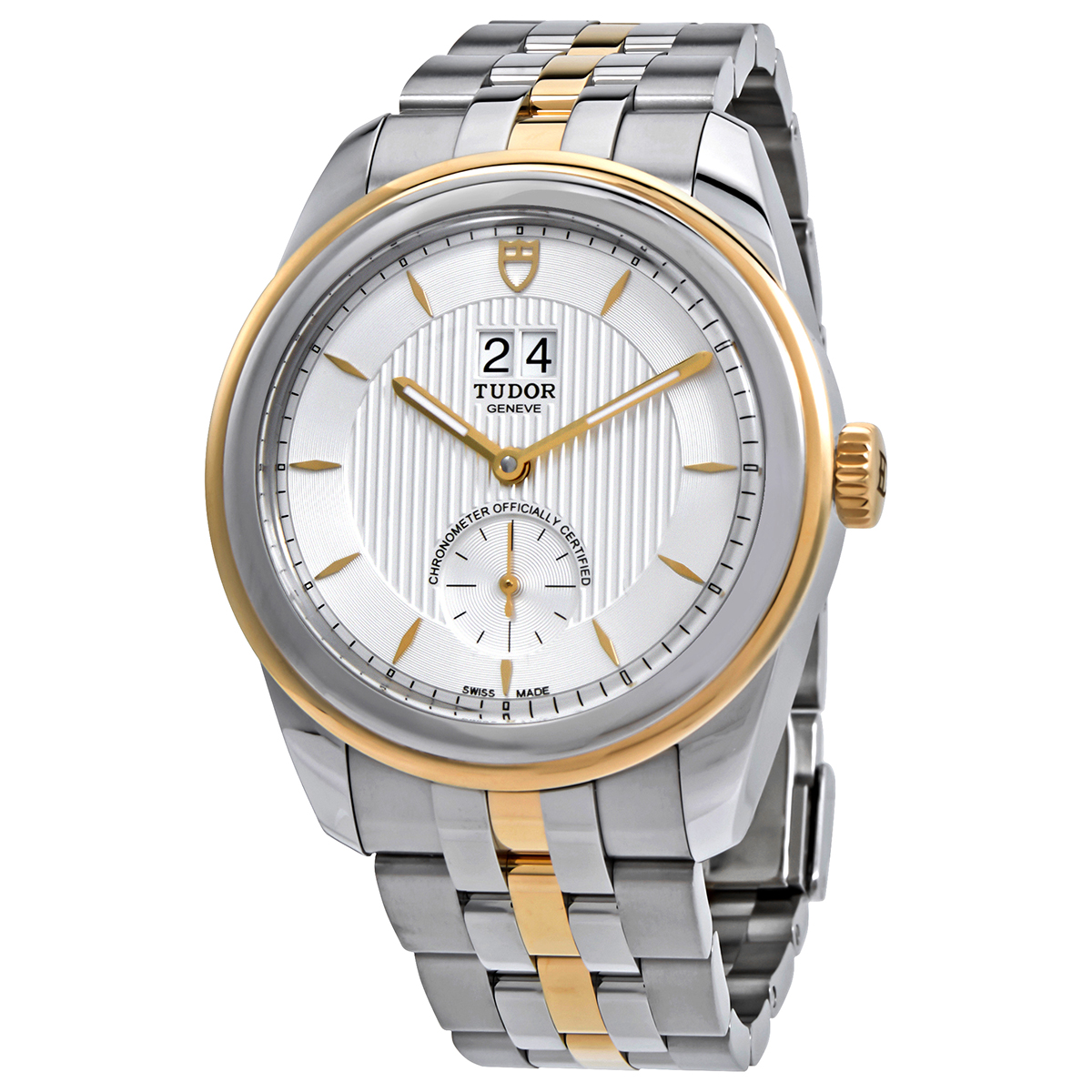 Tudor Glamour Double Date Automatic Silver Dial Men's 42 mm Watch M57103-0001