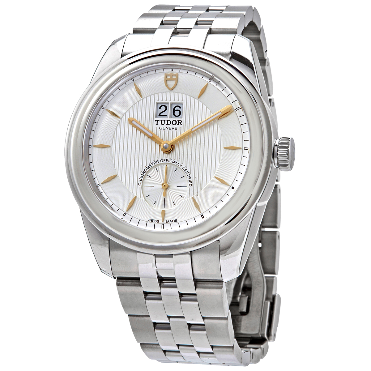 Tudor Glamour Double Date Automatic Silver Dial Men's Watch M57100-0002