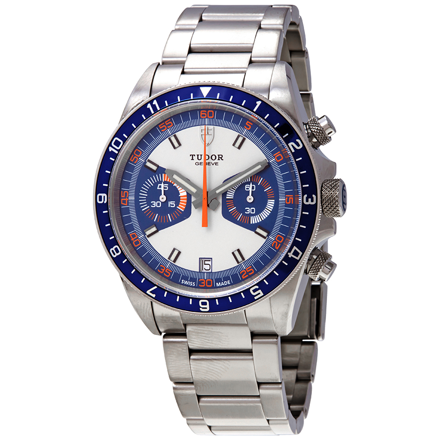 Tudor Heritage Chronograph Automatic Opaline Blue Dial Men's Watch M70330B-0004