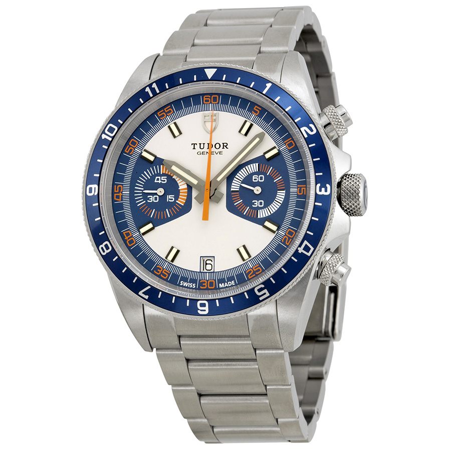 Tudor Heritage Chronograph Blue and Silver Dial Men's Watch 70330B-95740