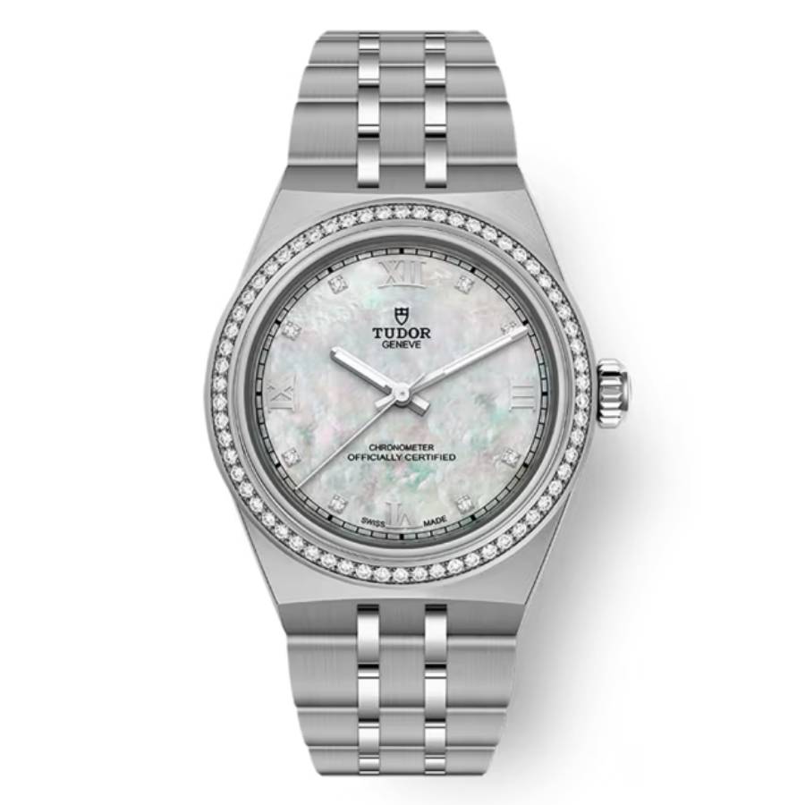 Tudor Royal Automatic Diamond Mother of Pearl Dial Ladies Watch M2830A1S0-0001