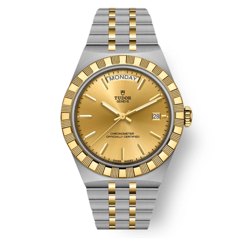 Tudor Royal Hand Wind Champagne Dial Unisex Watch M2840D1A3-0002