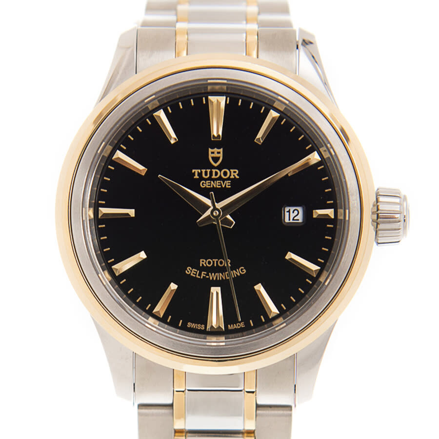 アナログ腕時計 [TUDOR] Style Automatic Black Dial Ladies Watch 12103-0003 Tudor Style Automatic Black Dial Ladies Watch 12103-0003