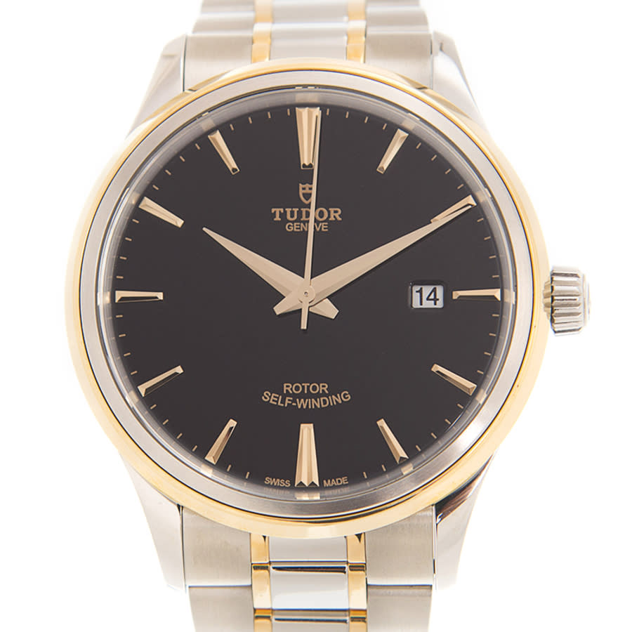 Tudor Style Automatic Black Dial Men's Watch 12703-0003