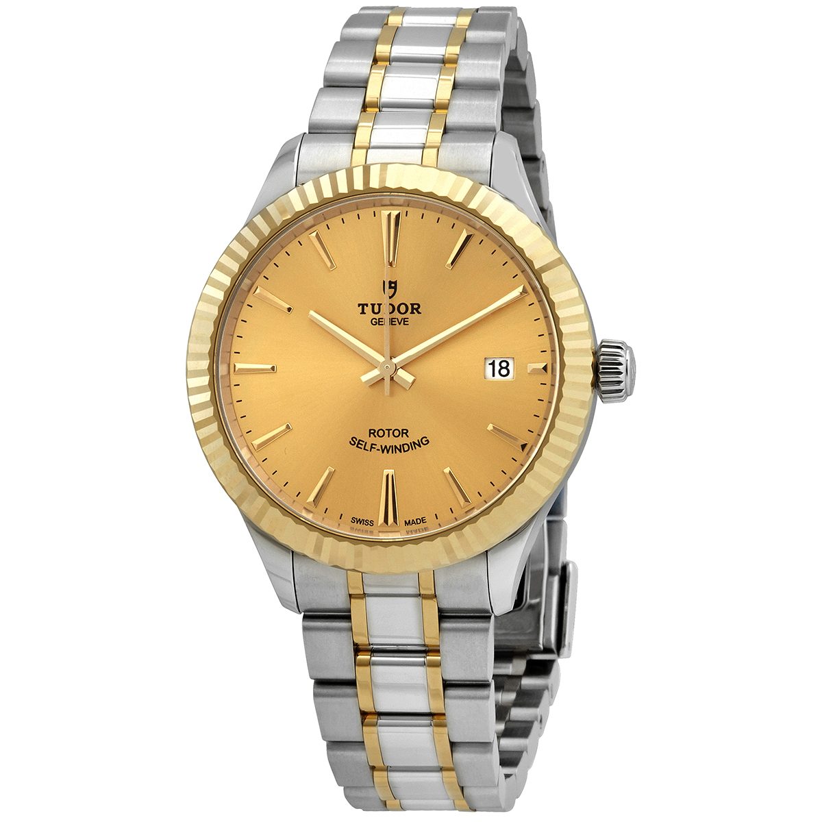 Tudor Style Automatic Champagne Dial Watch M12513-0001