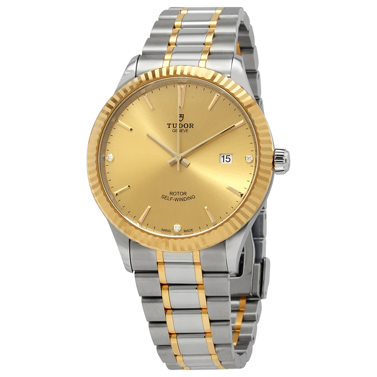 Tudor Style Automatic Diamond Champagne Dial Men's Watch M12713-0007