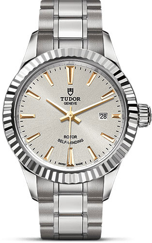 Tudor Style Automatic Silver Dial Ladies Watch M12110-0005