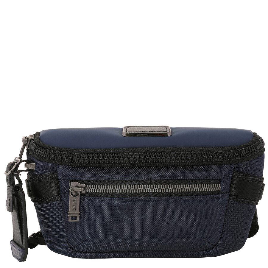 Tumi Alpha Bravo Nylon Waist Pack In Blue