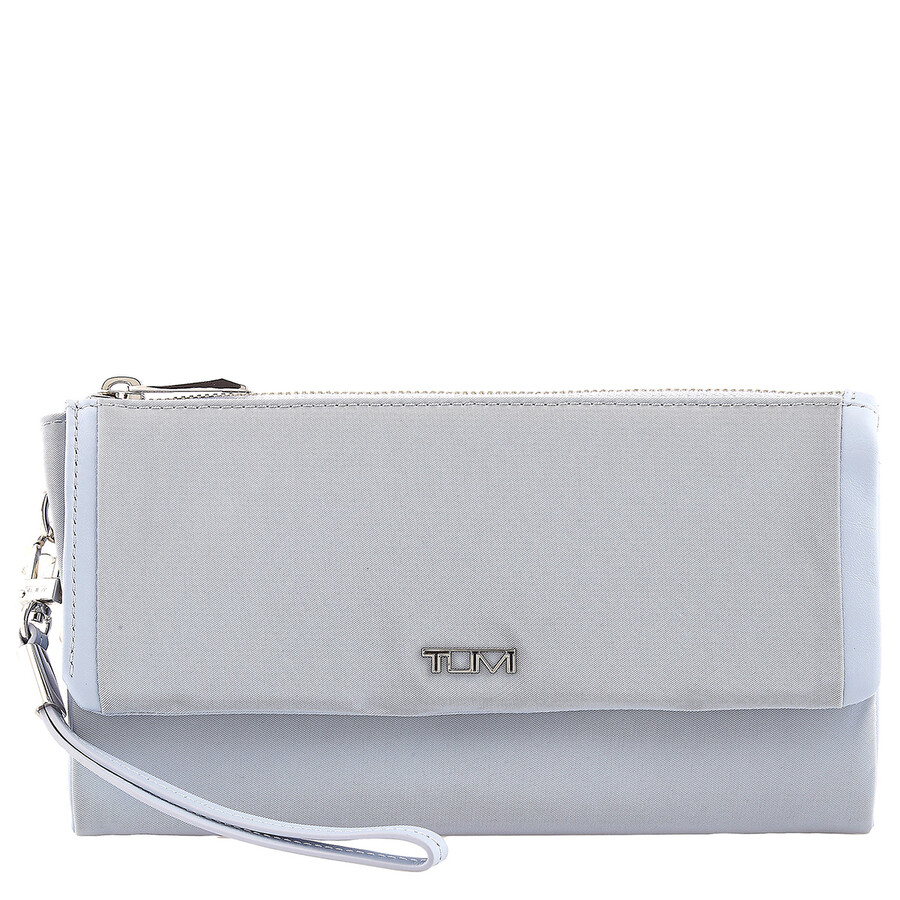 Tumi Voyageur Nylon Travel Wallet In Blue