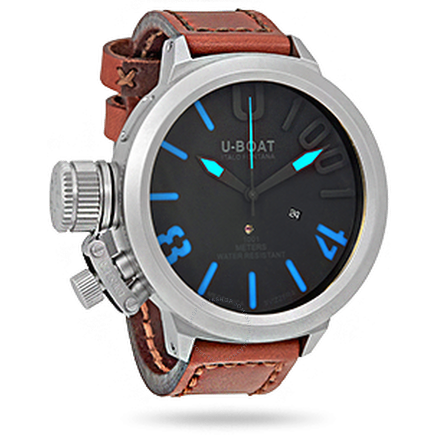 UBoat Classico Automatic Black Dial Men's Watch 6074 UBoat