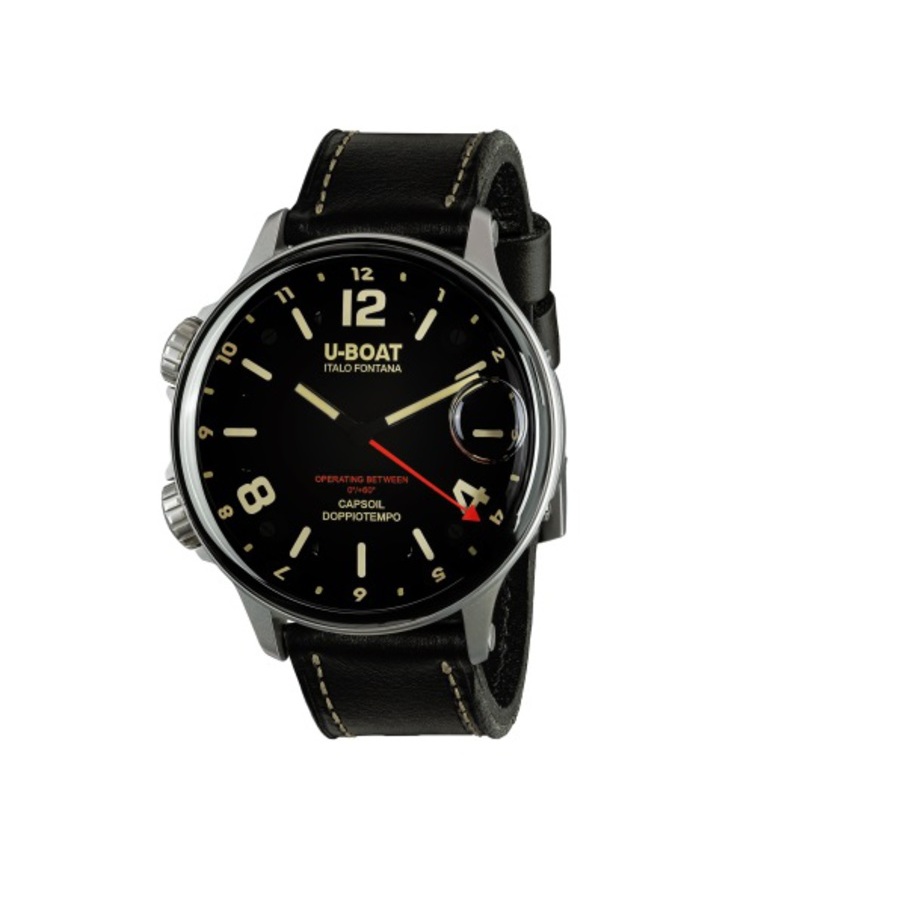 U-Boat Capsoil Quartz Black Dial Men's Watch 9672