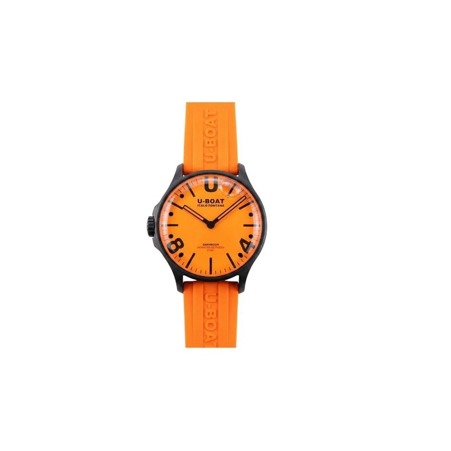 U-Boat Capsoil Quartz Orange Dial Men's Watch 8968