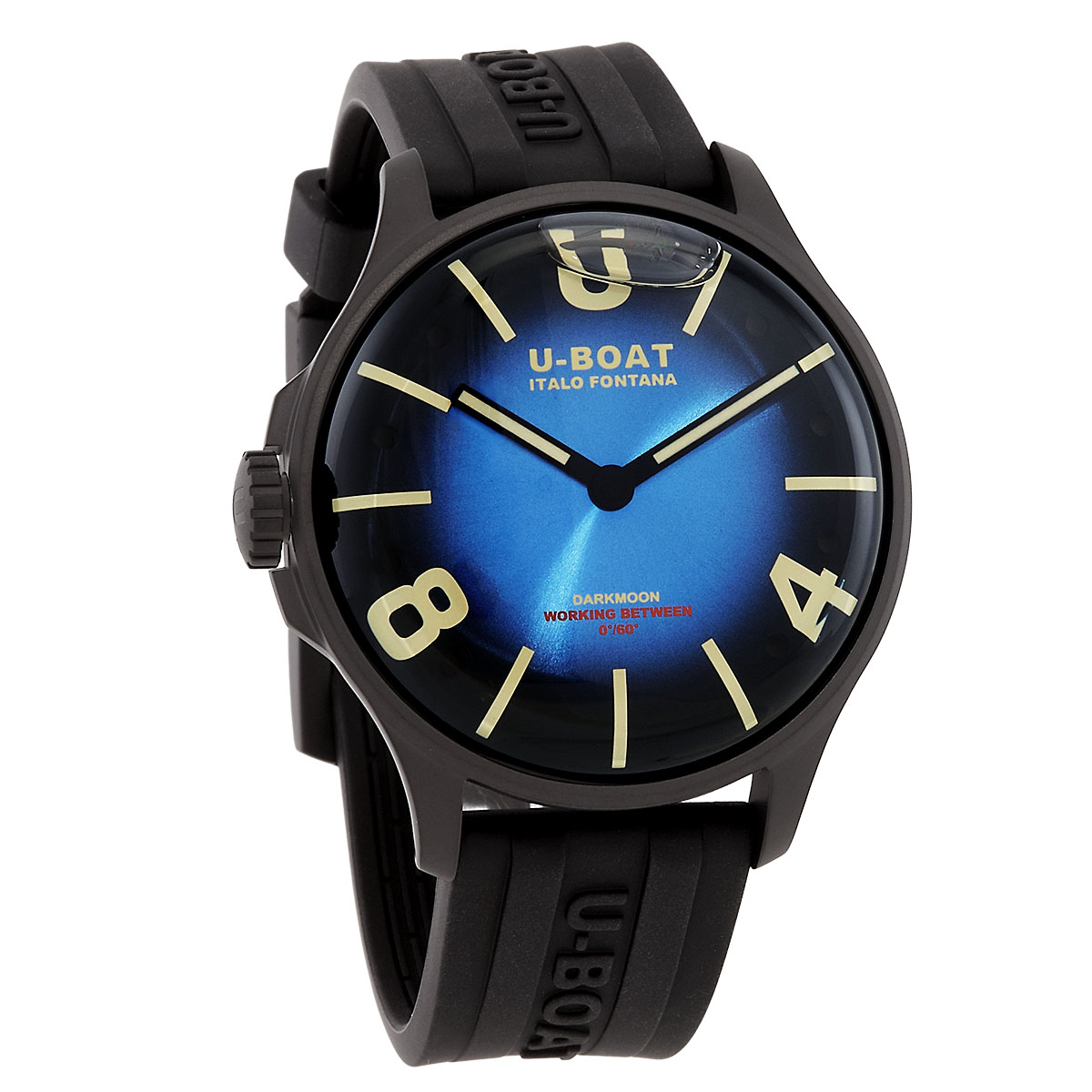 U-Boat Lefty Darkmoon Quartz Blue Dial Men's Watch 8700