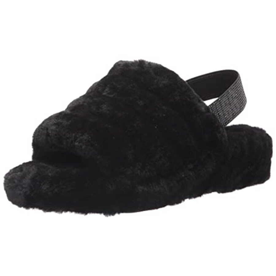 Ugg Fluff Yeah Bling Slippers In ["black"]