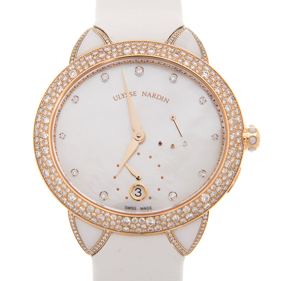Ulysse Nardin Automatic Diamond White Dial Unisex Watch 3106125991