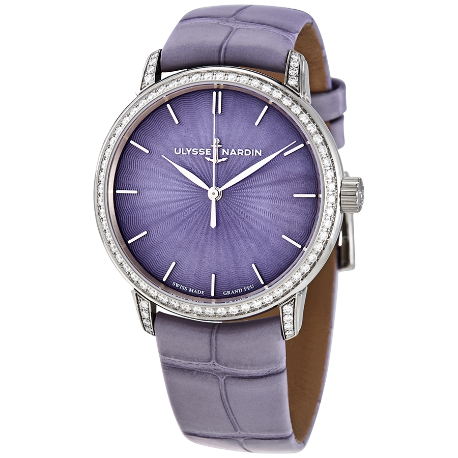 Ulysse Nardin Classico Lady Diamond Purple Dial Ladies Watch 8150-201BC/E7