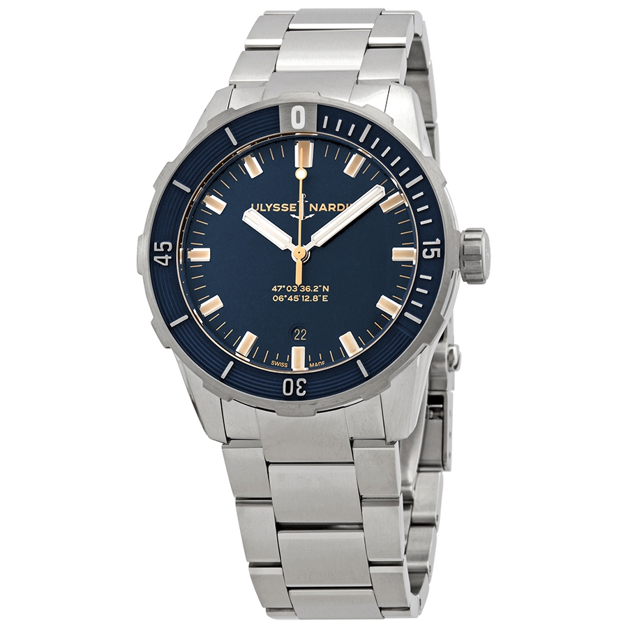 Ulysse Nardin Diver Automatic Blue Dial Men's Watch 8163-175-7M/93