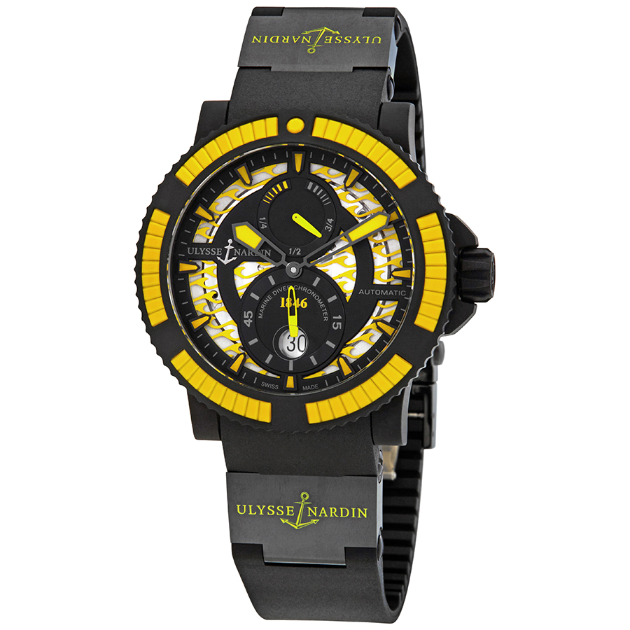 Ulysse Nardin Diver Black Sea Automatic Black Dial Men's Watch 263-92B4-3C/924