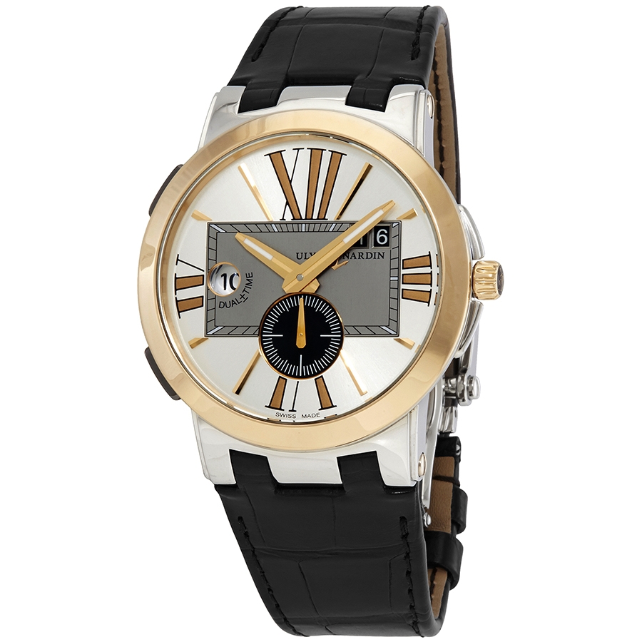 Ulysse Nardin Executive Dual Time Automatic Men's Watch 245-00/421-INDIA